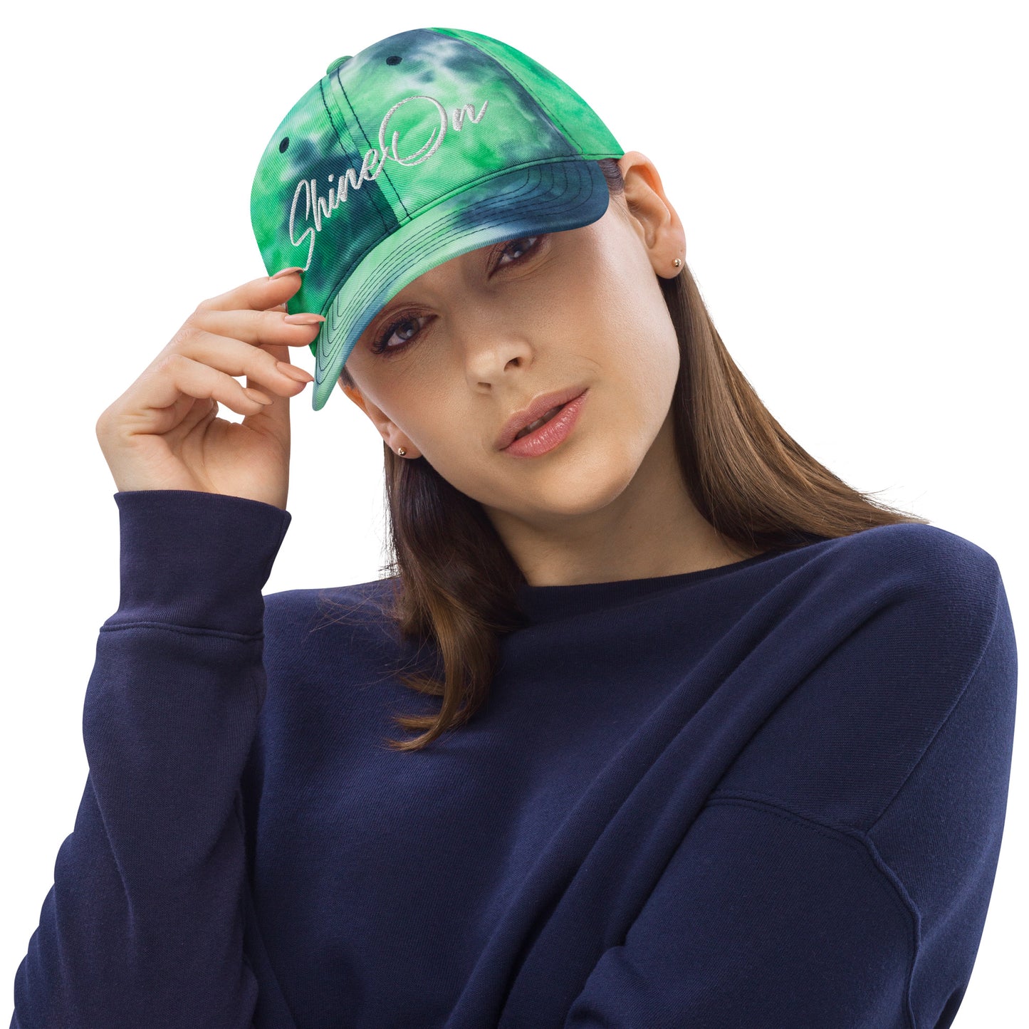 ShineOn Embroidered Tie dye hat