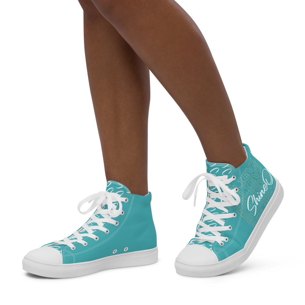 Women’s ShineOn high top canvas shoes