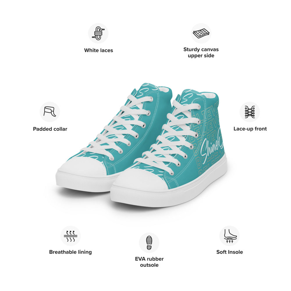 Women’s ShineOn high top canvas shoes