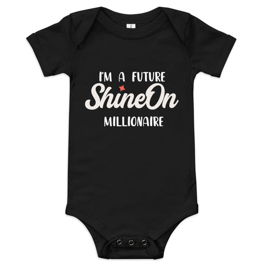 Future ShineOn Millionaire Baby onesie