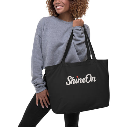 Large organic ShineOn tote bag