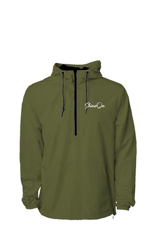 ShineOn Lightweight Pullover quarter zip jacket